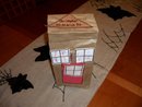 paper bag town buildings recycle craft travel toy